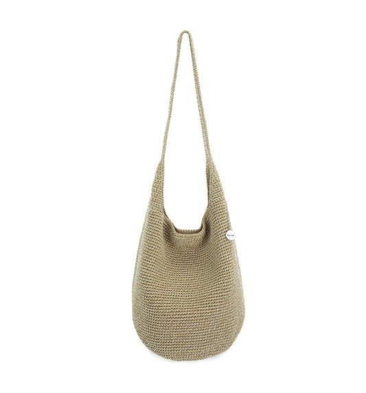 The Sak 120 Crochet Hobo Bag – Large Shoulder Purse, Bamboo