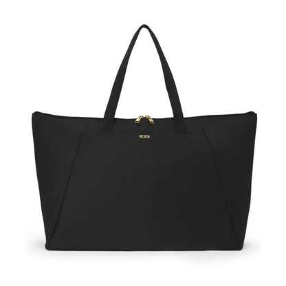 TUMI Just In Case Packable Travel Tote Bag – Black/Gold