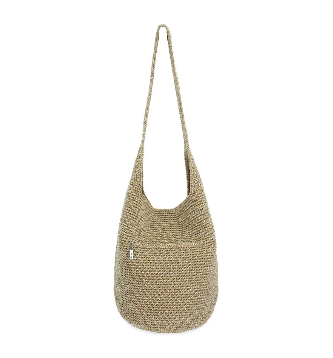 The Sak 120 Crochet Hobo Bag – Large Shoulder Purse, Bamboo