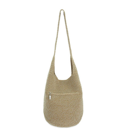The Sak 120 Crochet Hobo Bag – Large Shoulder Purse, Bamboo