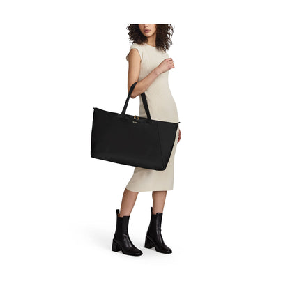 TUMI Just In Case Packable Travel Tote Bag – Black/Gold