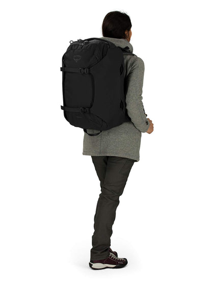 Osprey Porter 46L Travel Backpack – Carry-On Compliant, Black