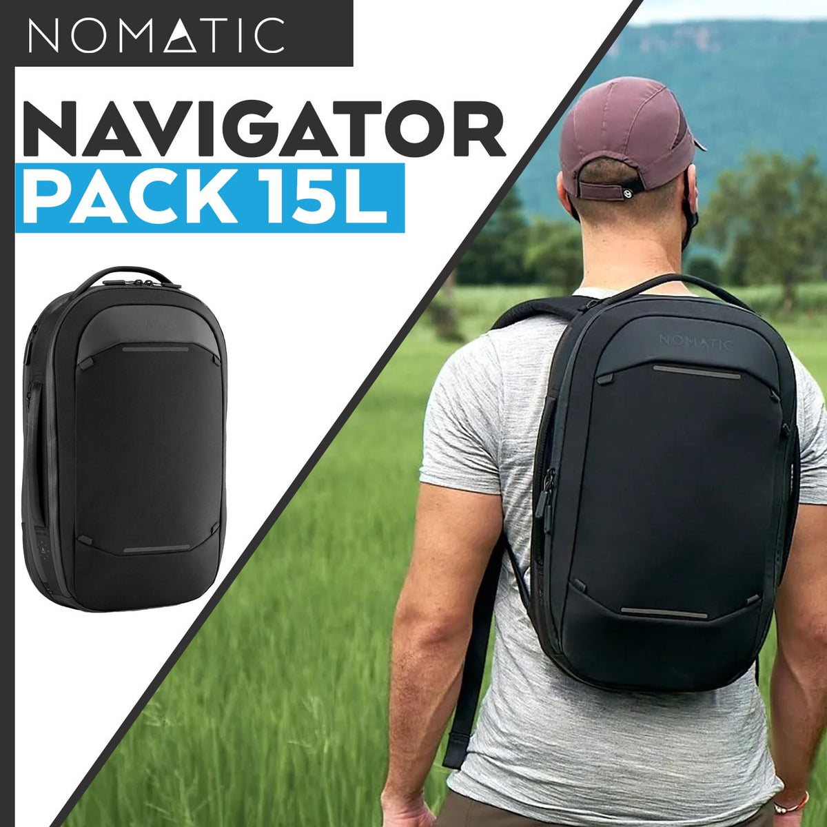 NOMATIC Navigator 15L Everyday Laptop Backpack