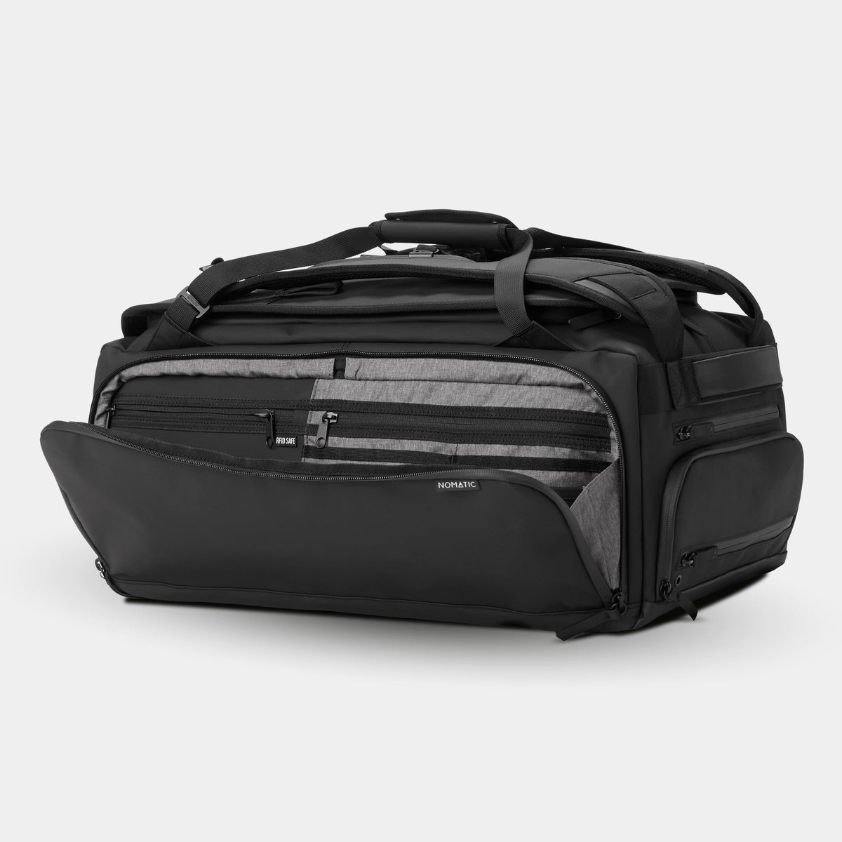NOMATIC 40L Travel Duffel Backpack – Black, TSA-Ready