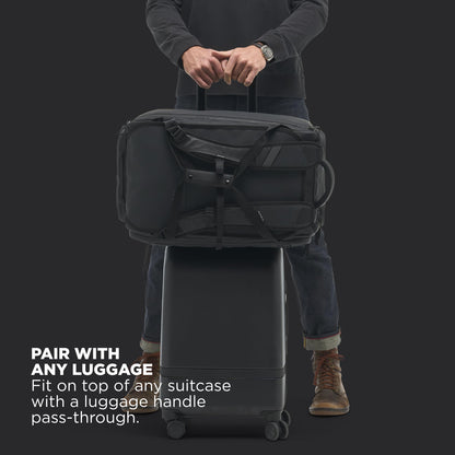 NOMATIC 40L Travel Duffel Backpack – Black, TSA-Ready