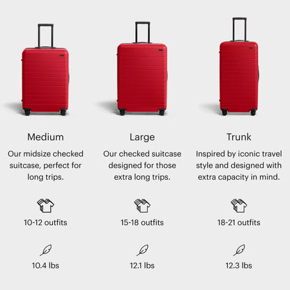 Away Medium 26" Hardside Spinner Suitcase – Lightweight Checked Bag