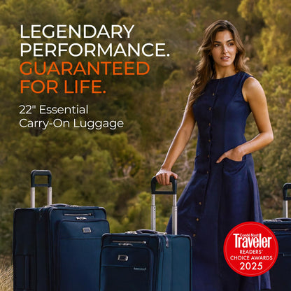 Briggs & Riley 22" Carry-On Expandable Spinner Suitcase – Black