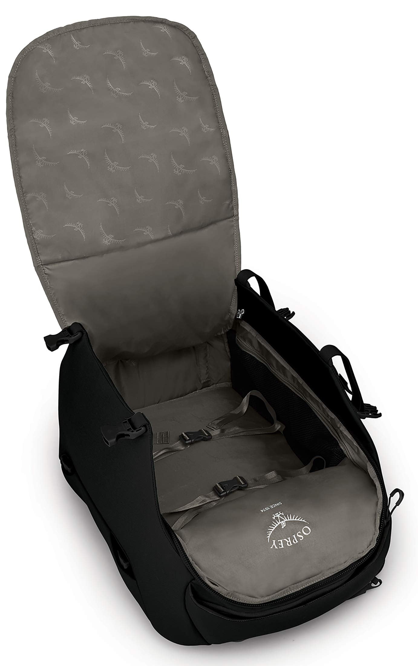 Osprey Porter 46L Travel Backpack – Carry-On Compliant, Black