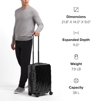 TUMI 19 Degree Expandable Carry-On Hard Shell Suitcase – Pink Clay