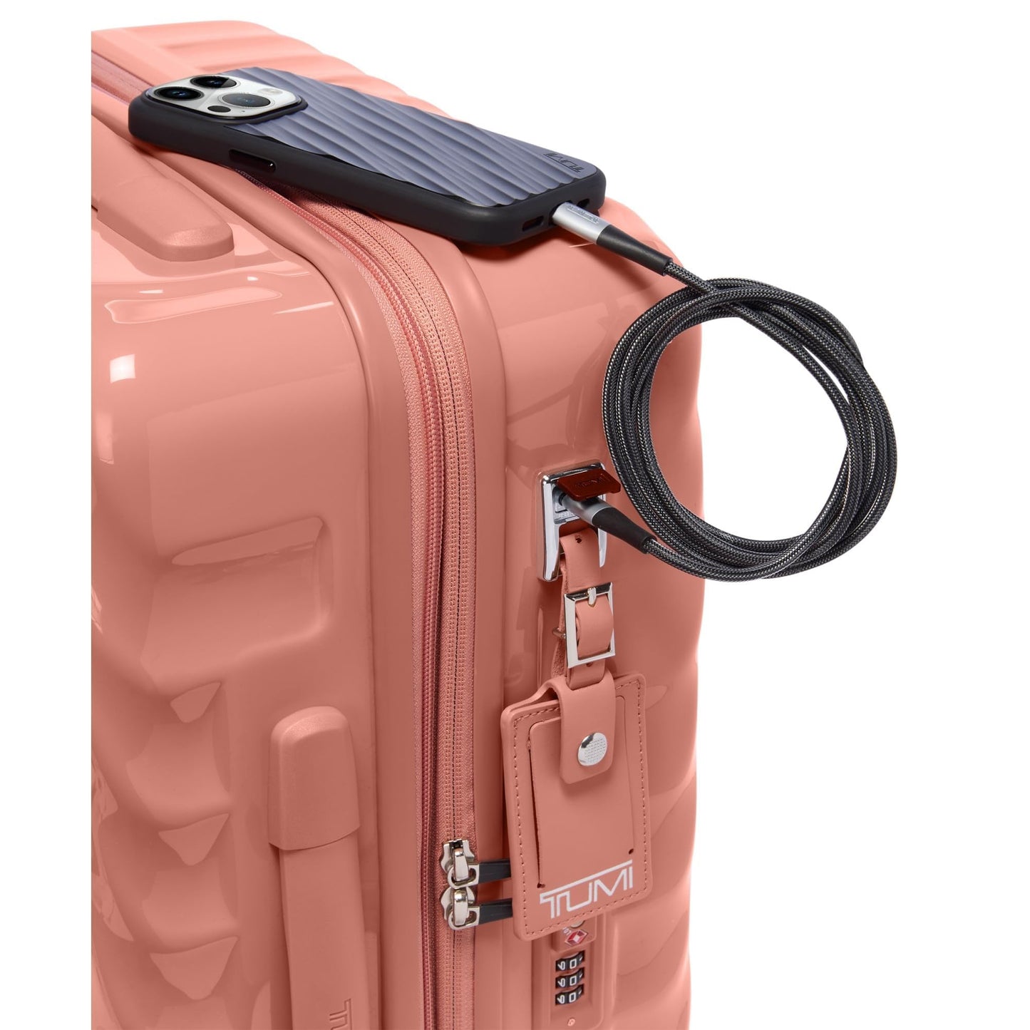 TUMI 19 Degree Expandable Carry-On Hard Shell Suitcase – Pink Clay
