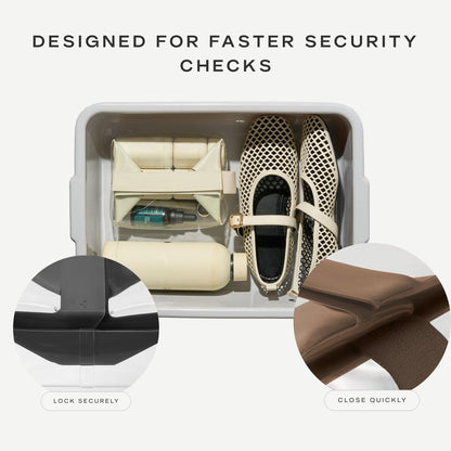 Cadence Parcel Clear Travel Toiletry Kit | Magnetic – Chestnut XL