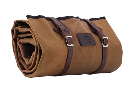 Helko Werk Waxed Canvas Cowboy Bedroll – Field Tan | Made in USA