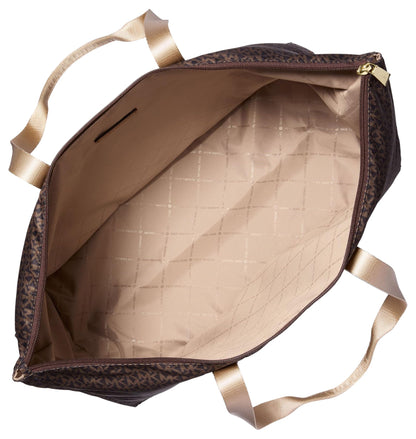 Michael Kors Jet Set Travel Large Packable Nylon Tote – Brown