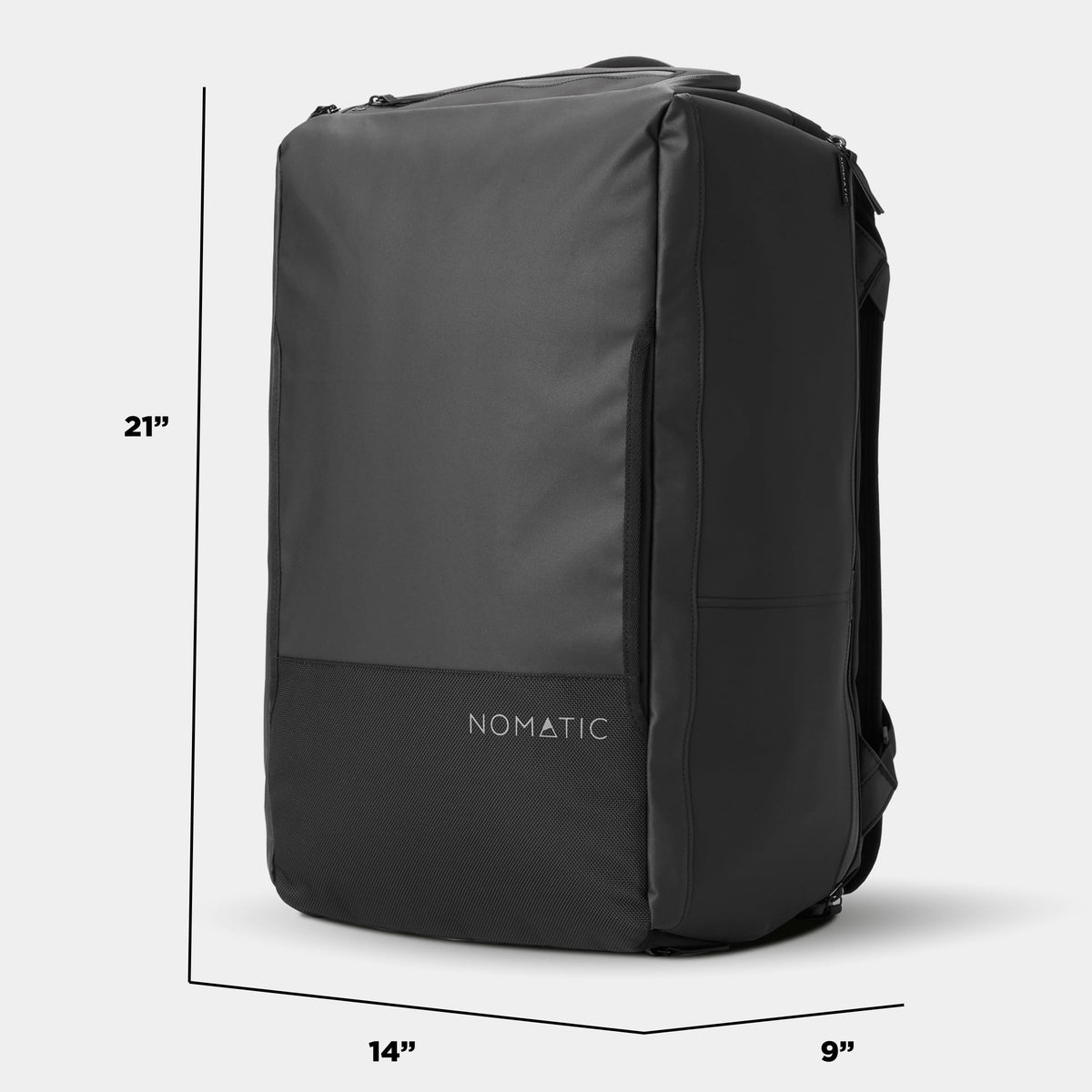 NOMATIC 40L Travel Duffel Backpack – Black, TSA-Ready