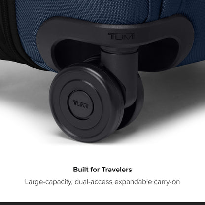 TUMI Alpha Expandable Carry-On – Ballistic Nylon, Navy