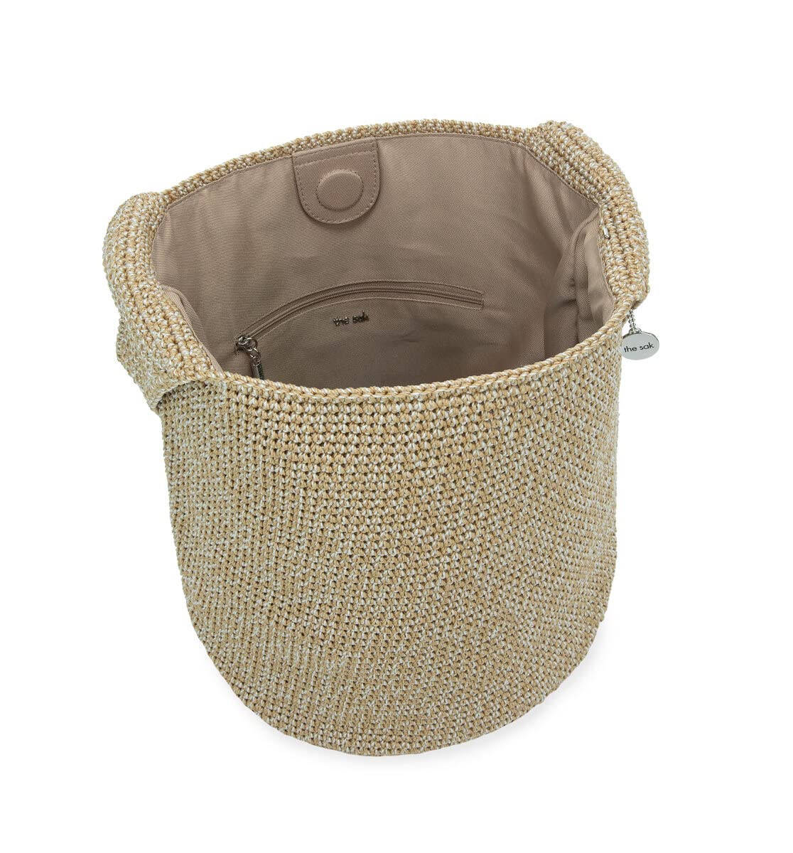 The Sak 120 Crochet Hobo Bag – Large Shoulder Purse, Bamboo