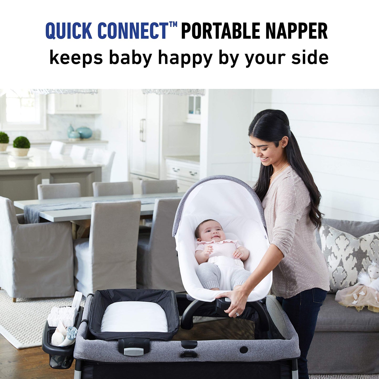 Graco Pack 'n Play FoldLite Playard – Remi, Compact Travel
