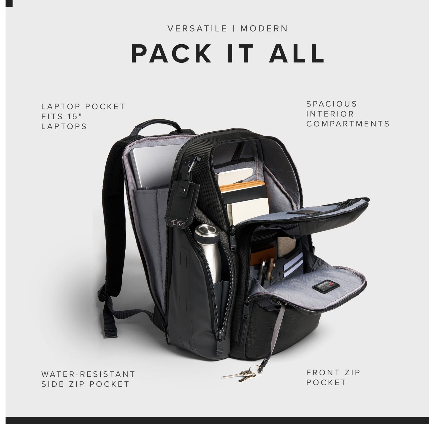TUMI Alpha Bravo Search Backpack – Work & Travel | Black