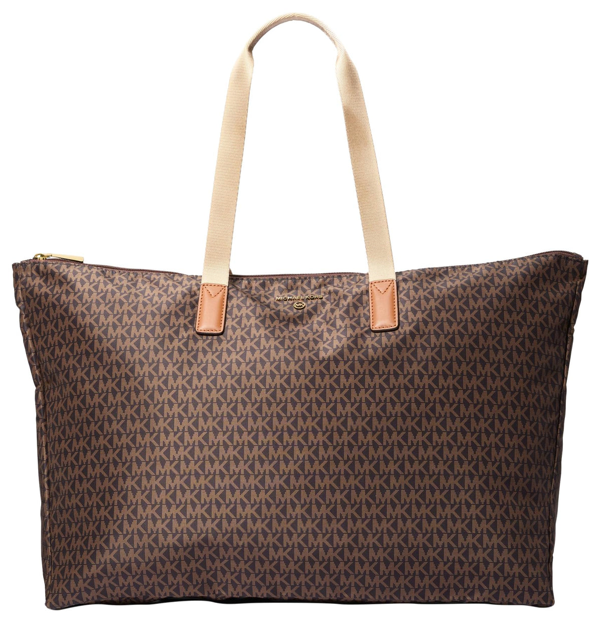 Michael Kors Jet Set Travel Large Packable Nylon Tote – Brown
