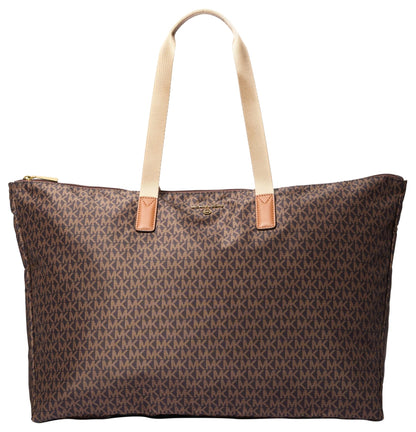Michael Kors Jet Set Travel Large Packable Nylon Tote – Brown