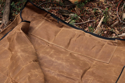 Helko Werk Waxed Canvas Cowboy Bedroll – Field Tan | Made in USA